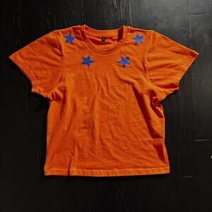 wastrre Star T-shirt Orange/Blue